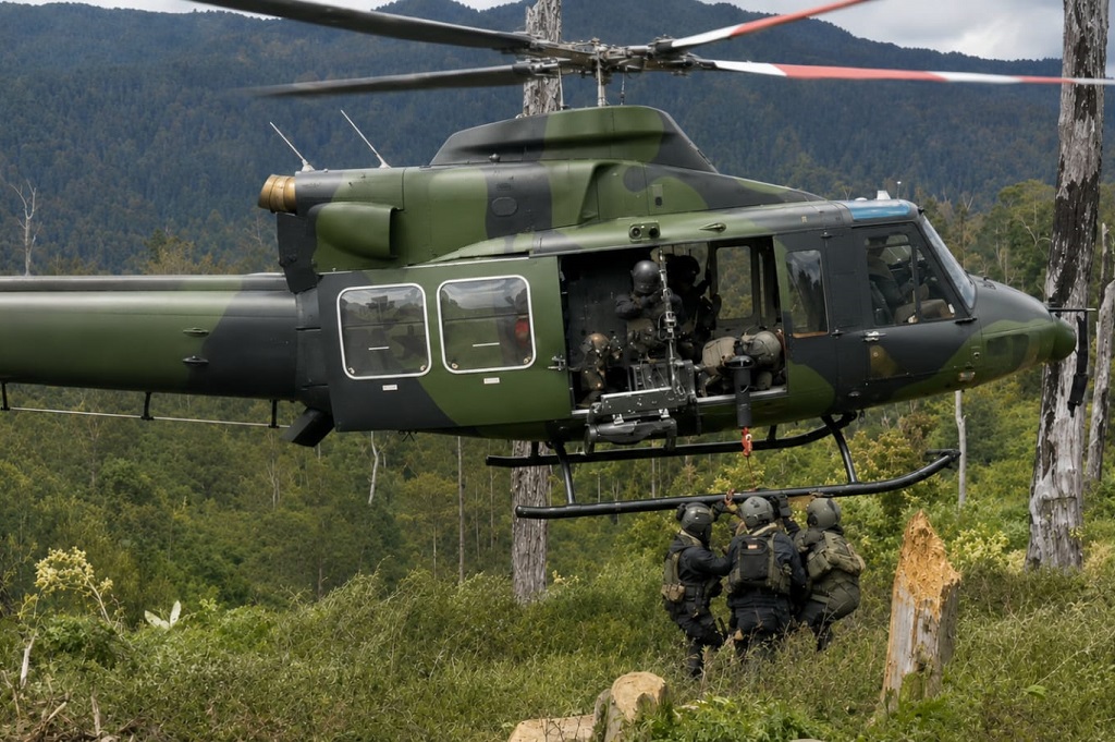 Aksi Prajurit Koops Habema Bantu Warga Butuh Pertolongan di Ugimba, Kerahkan Helikopter