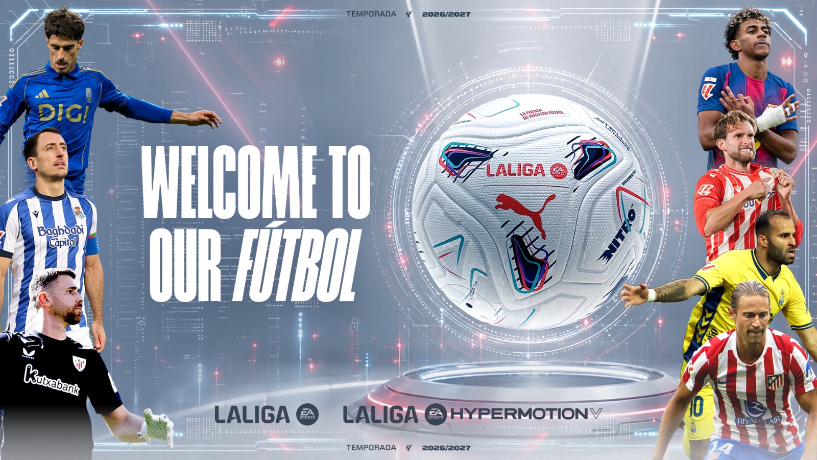 LALIGA 2026-2027 Dimulai, Talenta Dunia dan Bola Baru Warnai Kompetisi