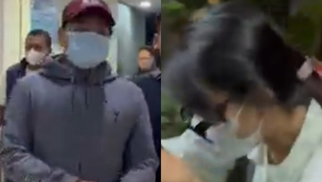 Penampakan 2 Pelaku Kasus Hafalan Al-Quran Berhadiah Miras Digiring ke Kantor Polisi