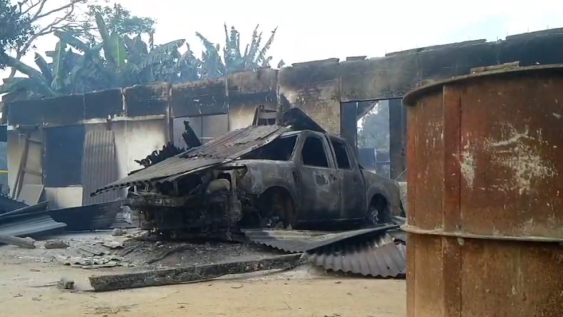 Sengketa Lahan Memanas, Mess Karyawan dan Fasilitas PT BSA di Lampung Tengah Dibakar