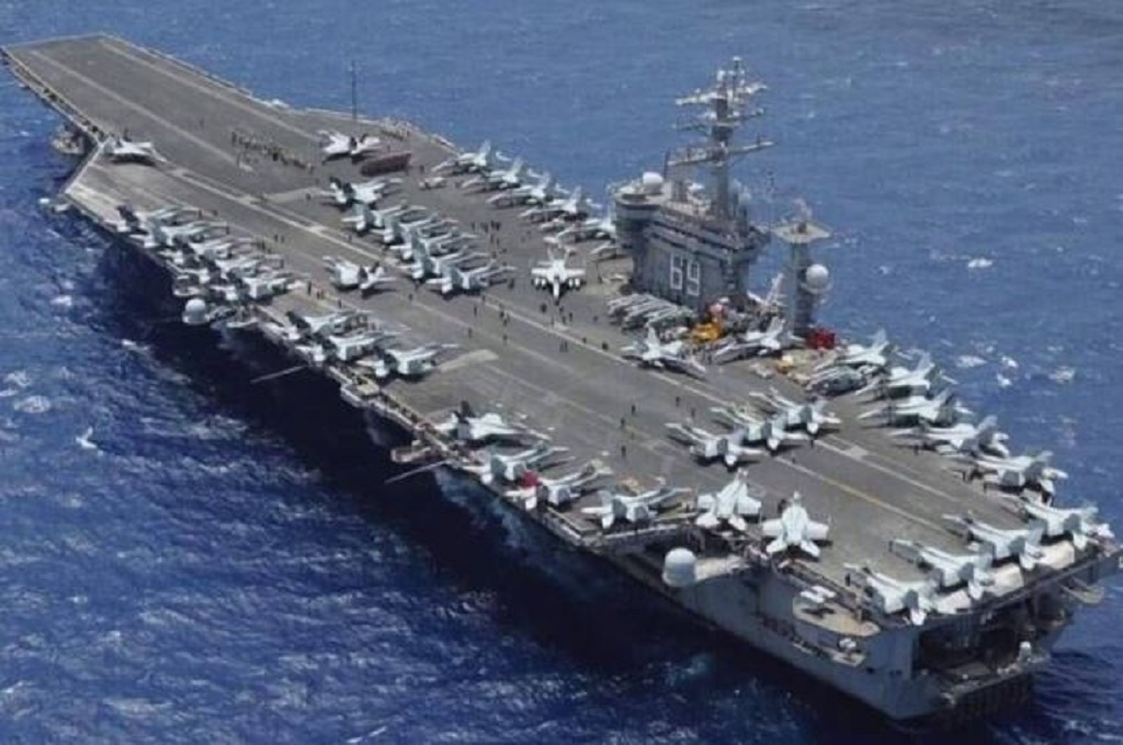 7 Tentara AL AS Tewas dalam Bentrokan Maut di Kapal Induk USS Abraham Lincoln