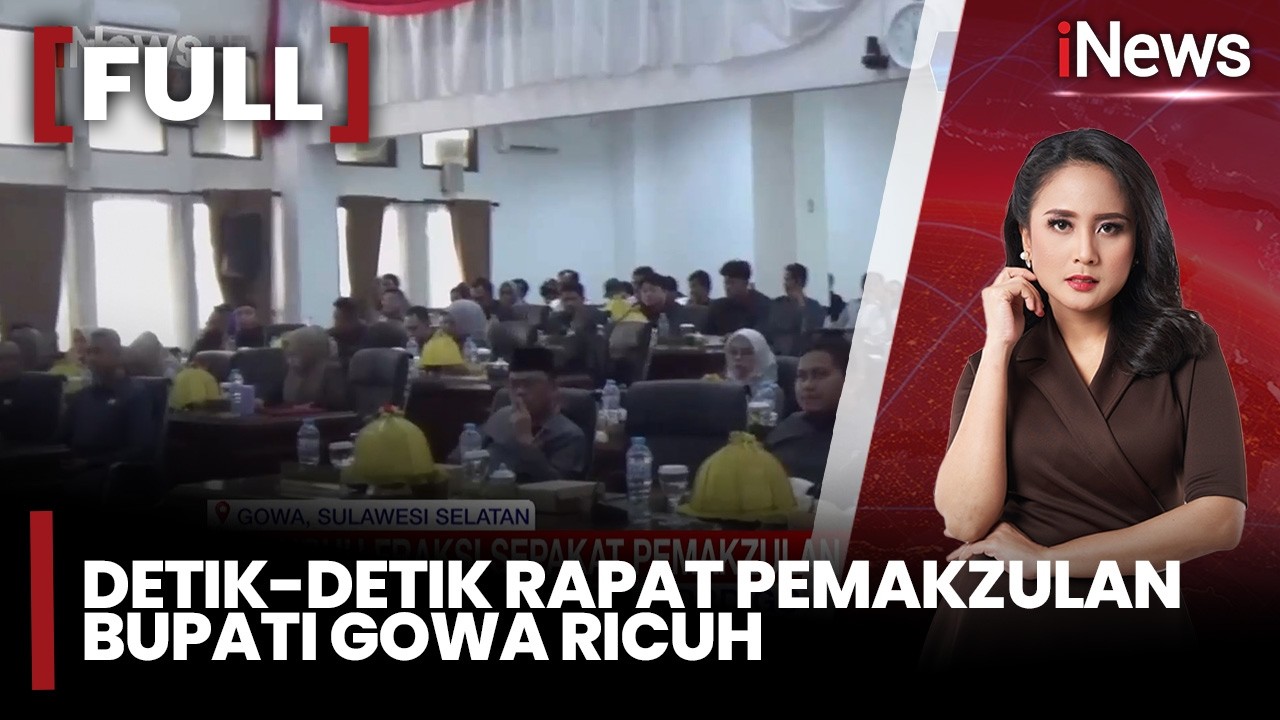 Rapat Paripurna DPRD Gowa Ricuh, Seluruh Fraksi Sepakat Usulkan Pemakzulan Bupati Sitti Husniah Talenrang