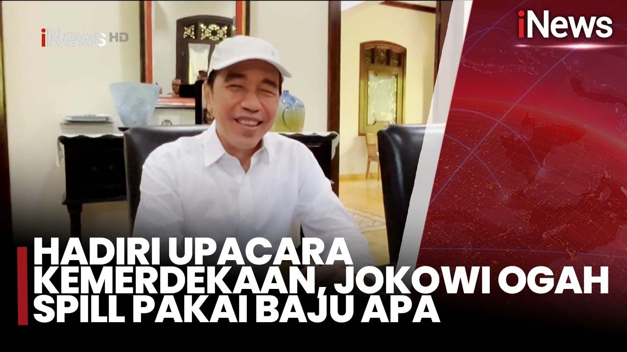Jokowi Pastikan Hadir 17 Agustus di Istana, Ditanya Pakai Baju Apa Jawab Begini