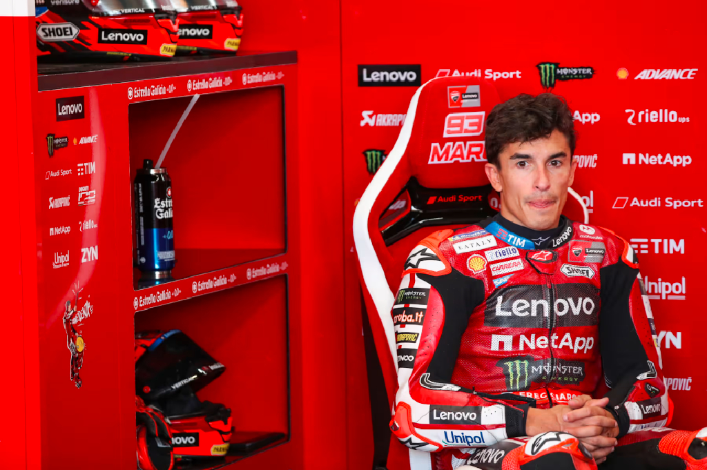 Marc Marquez Kehilangan Kendali Lengan Kanan, Ancaman Serius di Perebutan Gelar MotoGP