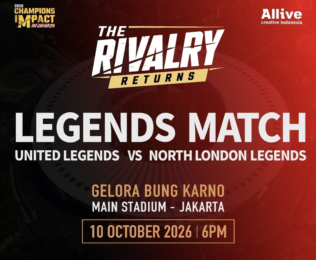 Rivalry Returns 2026: Legenda Manchester dan North London Siap Bentrok di SUGBK
