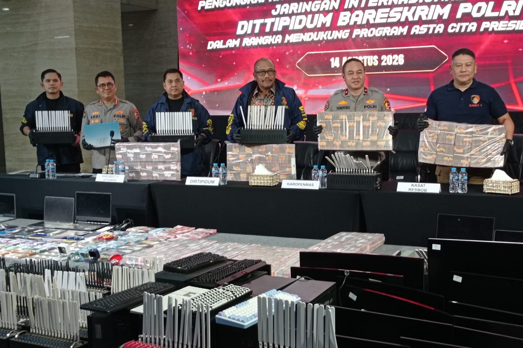 Bareskrim Tetapkan 9 Tersangka Judi Online Modus Deposit Pulsa, Ini Perannya