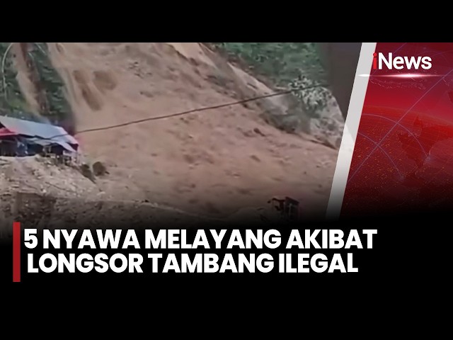 Longsor Tambang Emas Ilegal di Pohuwato, 5 Penambang Meninggal, 1 Selamat