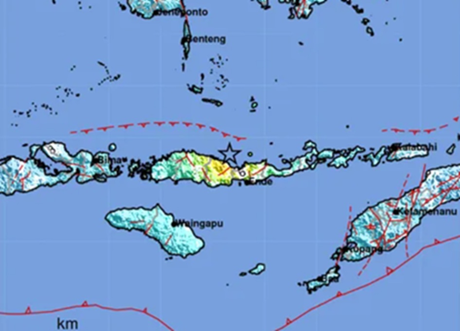 Gempa Besar M7,7 Picu Peringatan Tsunami di NTT, NTB dan Sulsel