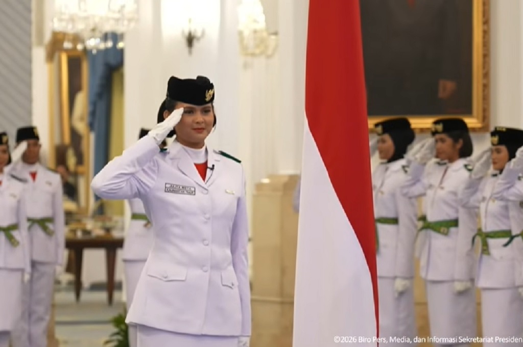 Daftar Lengkap 76 Nama Paskibraka Istana yang Bertugas di HUT ke-81 RI
