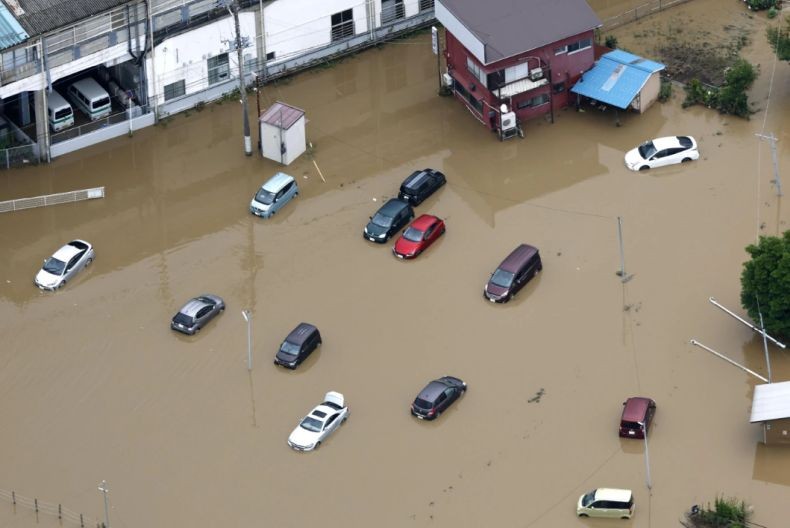 Korban Tewas Banjir Jepang Jadi 9 Orang, Sebagian Terjebak di Mobil yang Tenggelam