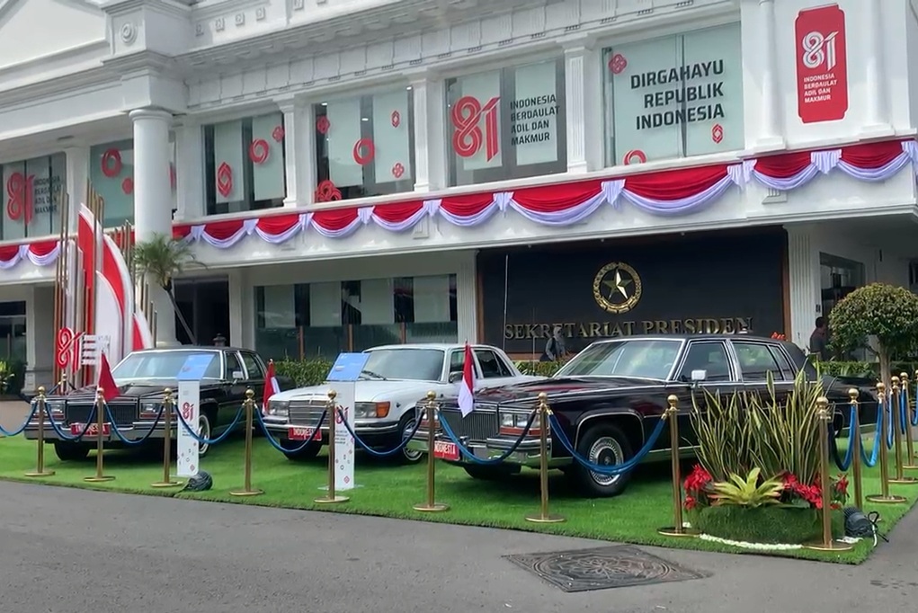 Jelang HUT ke-81 RI, Mobil Kepresidenan Era Soeharto hingga Gus Dur Mejeng di Istana