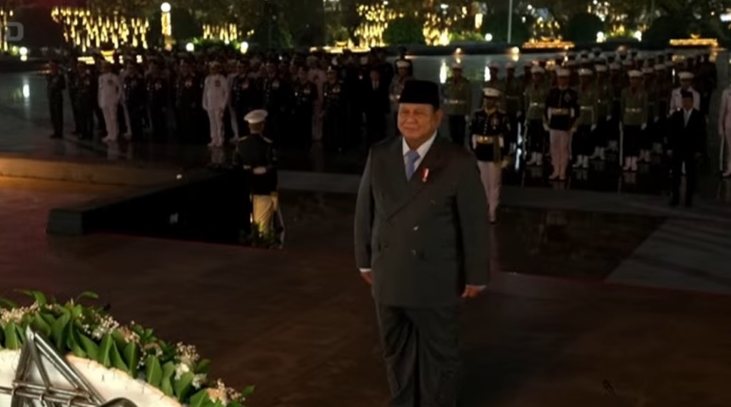 Prabowo Pimpin Ziarah dan Renungan Suci Perayaan HUT ke-81 RI di TMP Kalibata