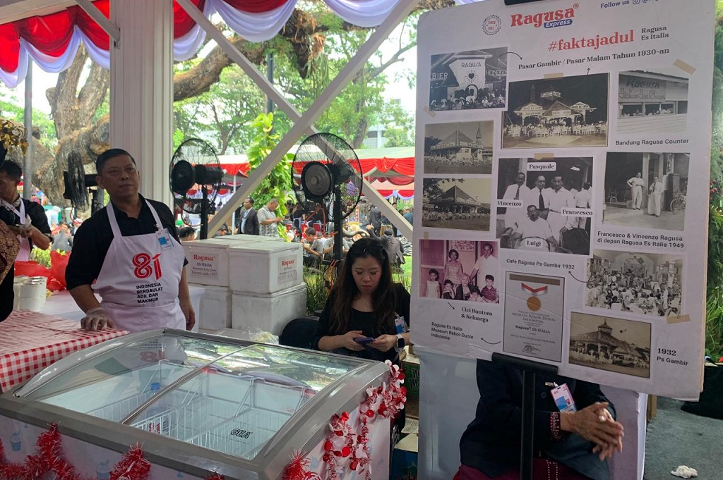 Pesta Rakyat di Istana, Es Krim Legendaris Ragusa Langsung Habis Diserbu Warga