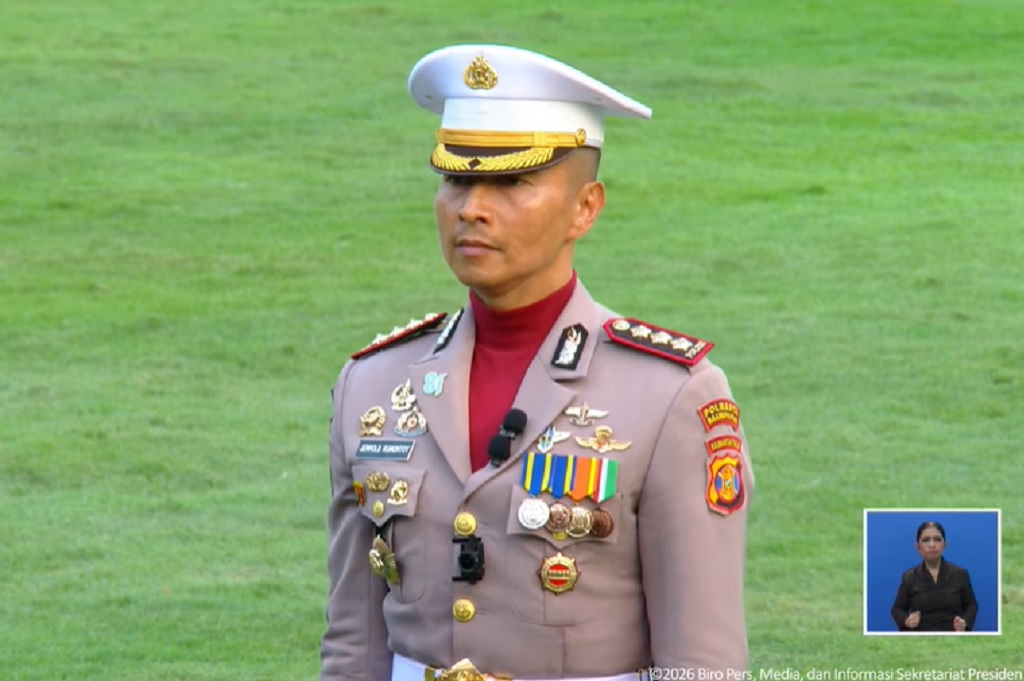 Sosok Kombes Jerrold Kumontoy, Komandan Upacara Penurunan Bendera HUT RI di Istana