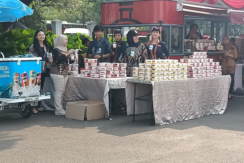 Kuliner Gratis Meriahkan Upacara HUT ke-81 RI di Istana, Ada Bakso hingga Sate