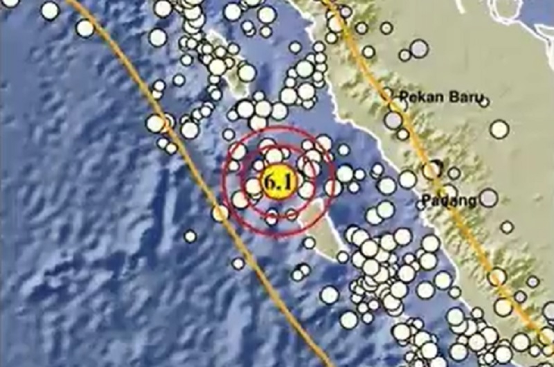 Breaking News: Gempa Terkini M6,1 Guncang Nias Selatan Sumut Siang Ini