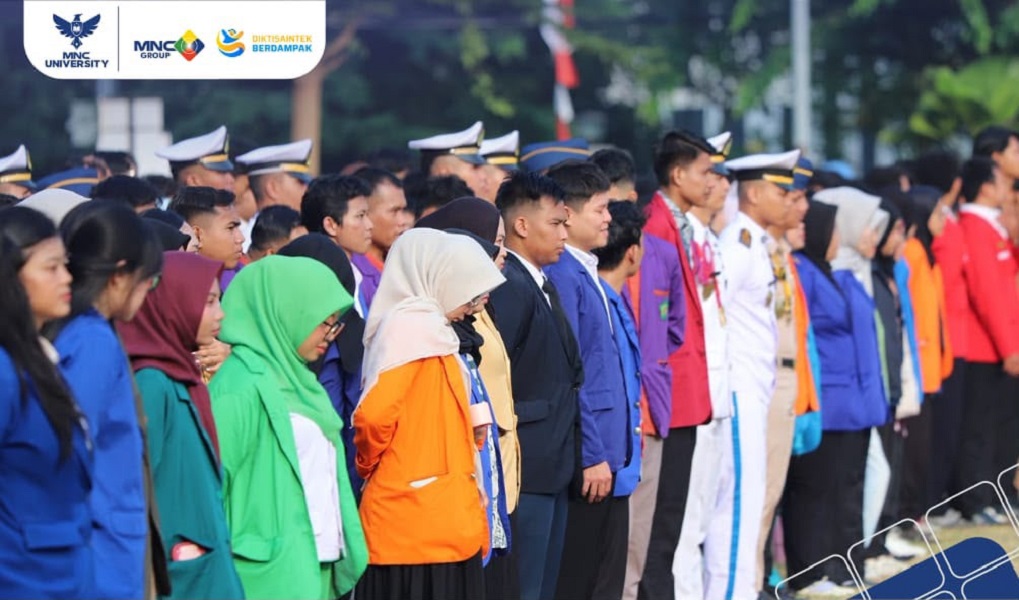 LLDikti III Bersama MNC University dan 9 Kampus Lain Gelar Upacara HUT ke-81 RI di Itaru