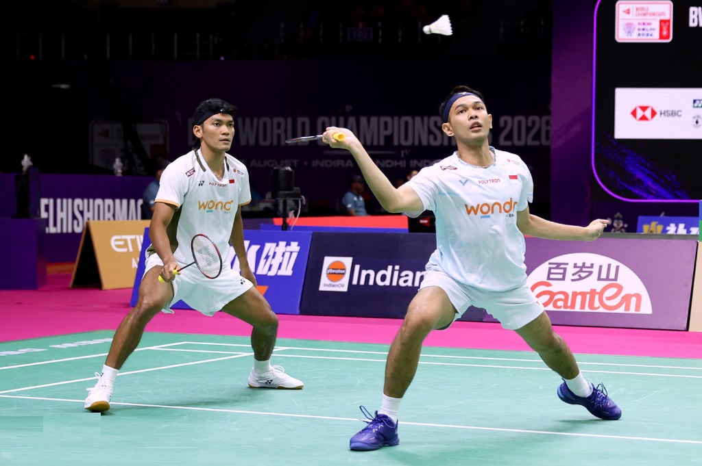 Fajar/Fikri Tampil Perkasa di Kejuaraan Dunia BWF 2026, Wakil Prancis Dibuat Tak Berkutik