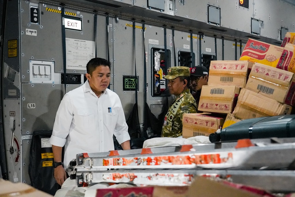 Prabowo Kembali Kirim Bantuan Korban Gempa NTT, 65 Ton Logistik Diangkut 5 Pesawat