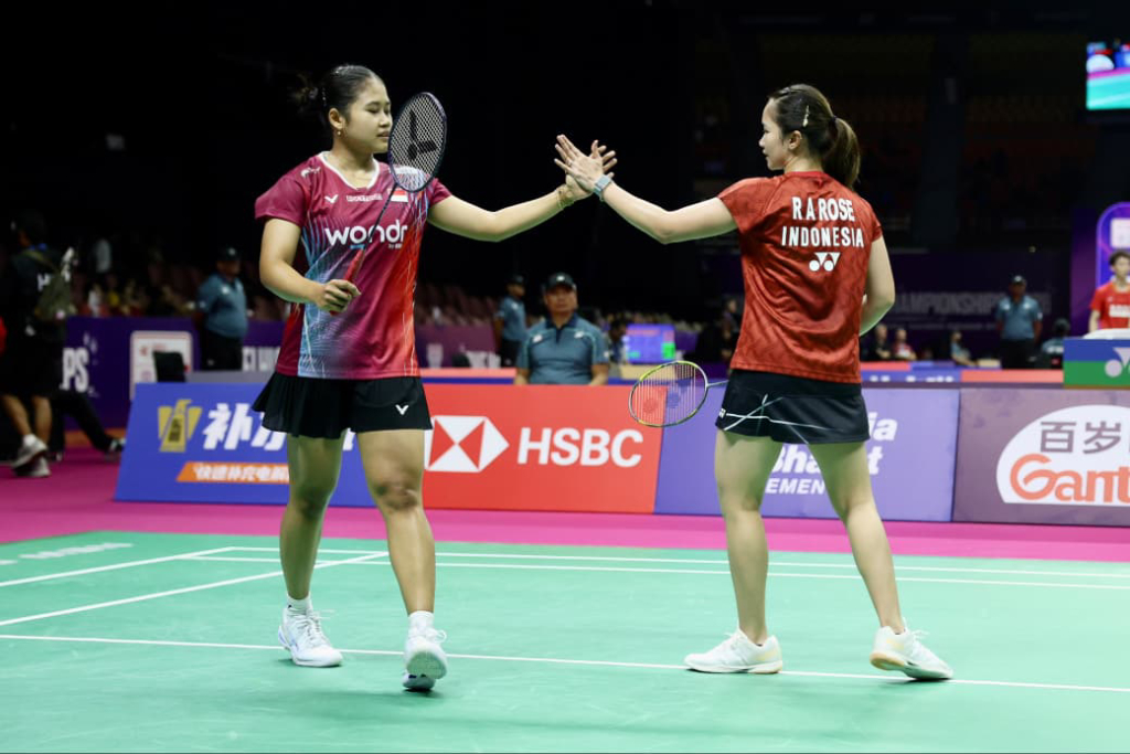 Rachel/Febi Tembus Perempat Final Kejuaraan Dunia BWF 2026 usai Lawan Mundur, Berikutnya Lawan Duo China