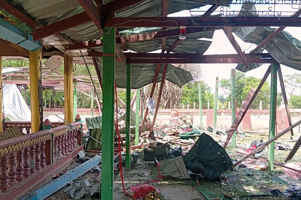 Serangan Udara Hantam Biara di Myanmar, 14 Lansia sedang Meditasi Tewas