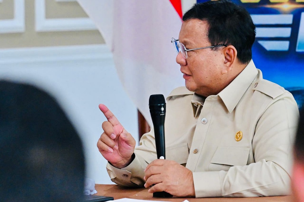 Prabowo Pimpin Rapat Karhutla di Kalbar: Saya Datang untuk Melihat Keadaan Nyata