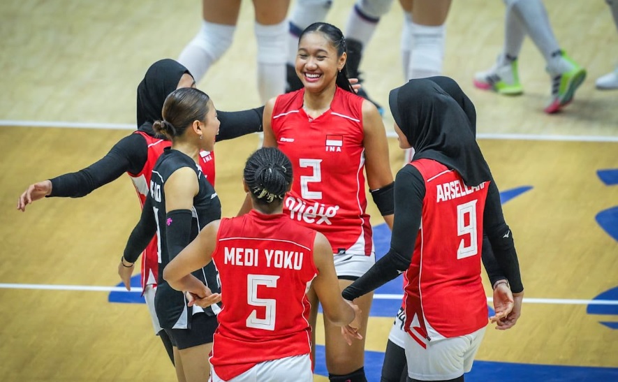 Hasil AVC Women's Volleyball Continental Championship 2026: Indonesia Libas Kazakhstan