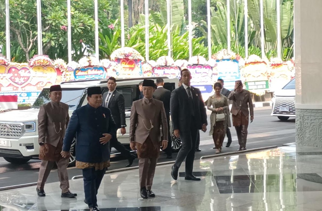 Prabowo dan Jokowi Jadi Saksi Nikah Kasespri Presiden di JCC Senayan