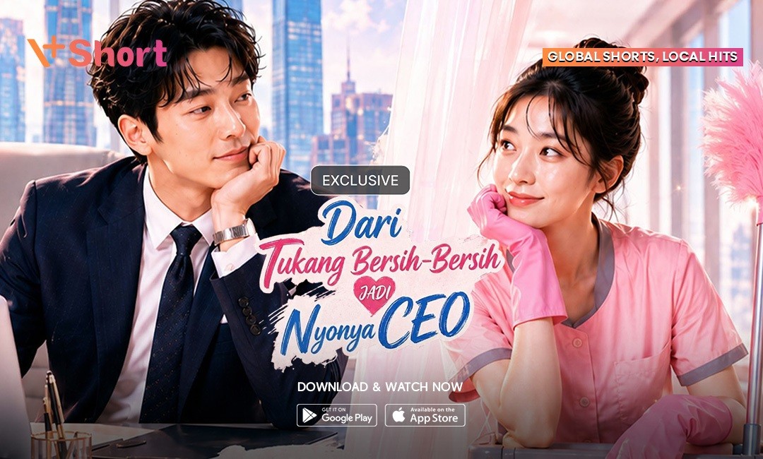 Sinopsis Microdrama AI V+Short Dari Tukang Bersih-Bersih Jadi Nyonya CEO
