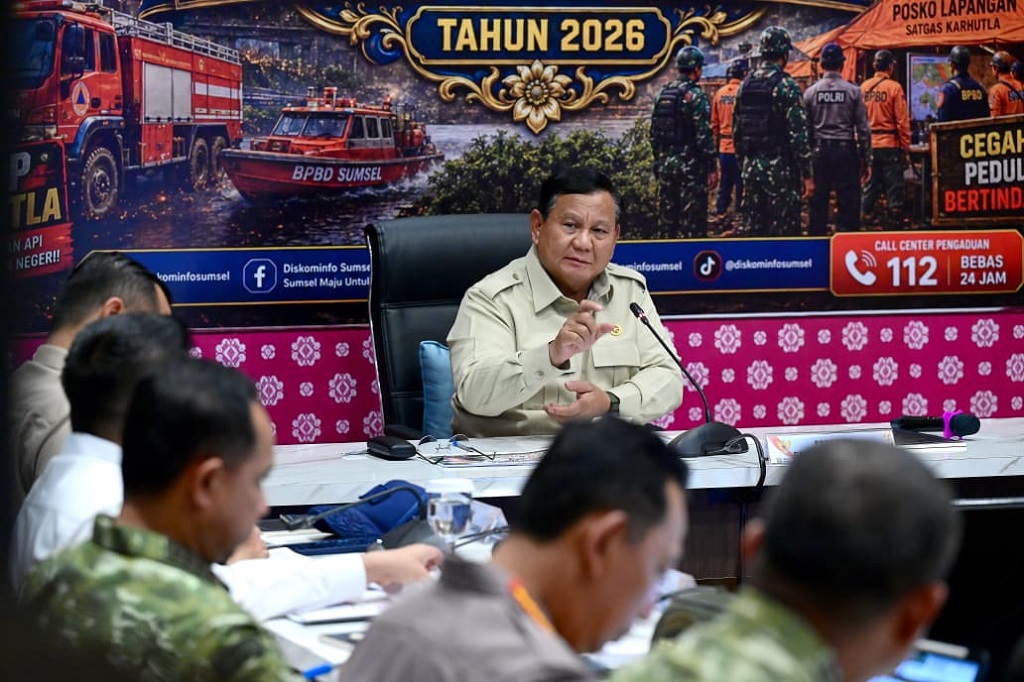 Prabowo Siap Terjunkan 1.000 Perwira TNI-Polri untuk Cegah Karhutla Meluas