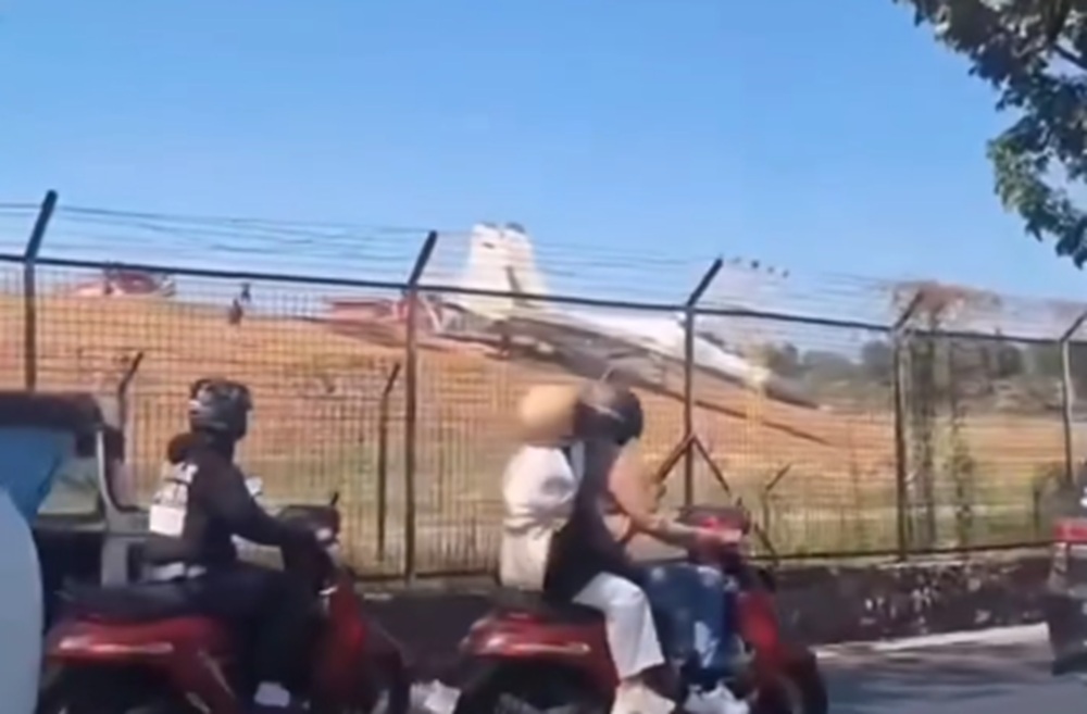 Viral Pesawat Sukhoi TNI AU Tergelincir di Lanud Sultan Hasanuddin Sulsel