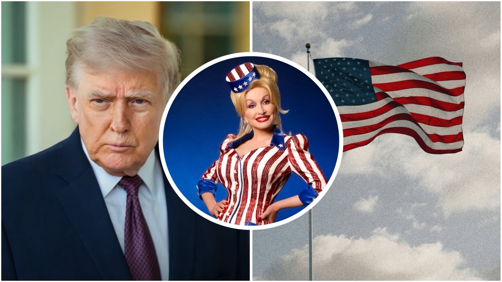 Donald Trump Perintahkan Kibarkan Bendera AS Setengah Tiang untuk Hormati Dolly Parton