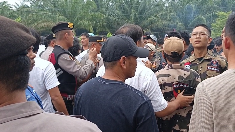 Demo Desak Dugaan Penganiayaan Aktivis di Asahan, Mahasiswa dan Ormas Nyaris Bentrok