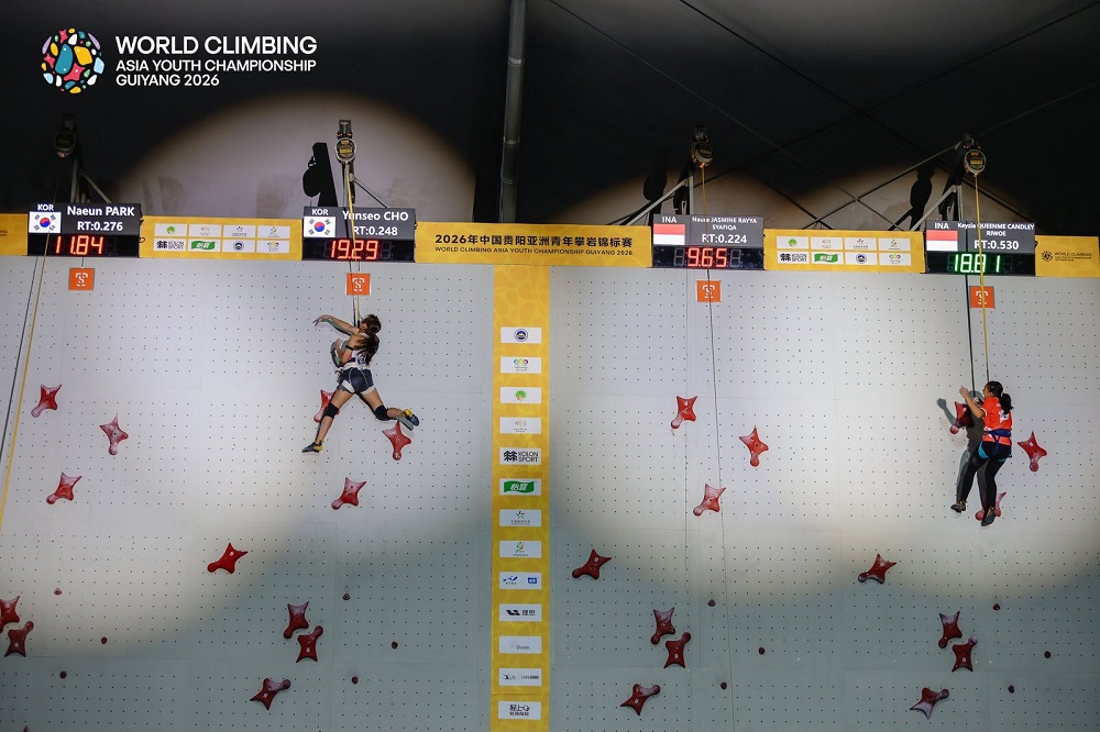 Panjat Tebing Indonesia Bawa Pulang 2 Perunggu dari Asia Youth Championship Guiyang