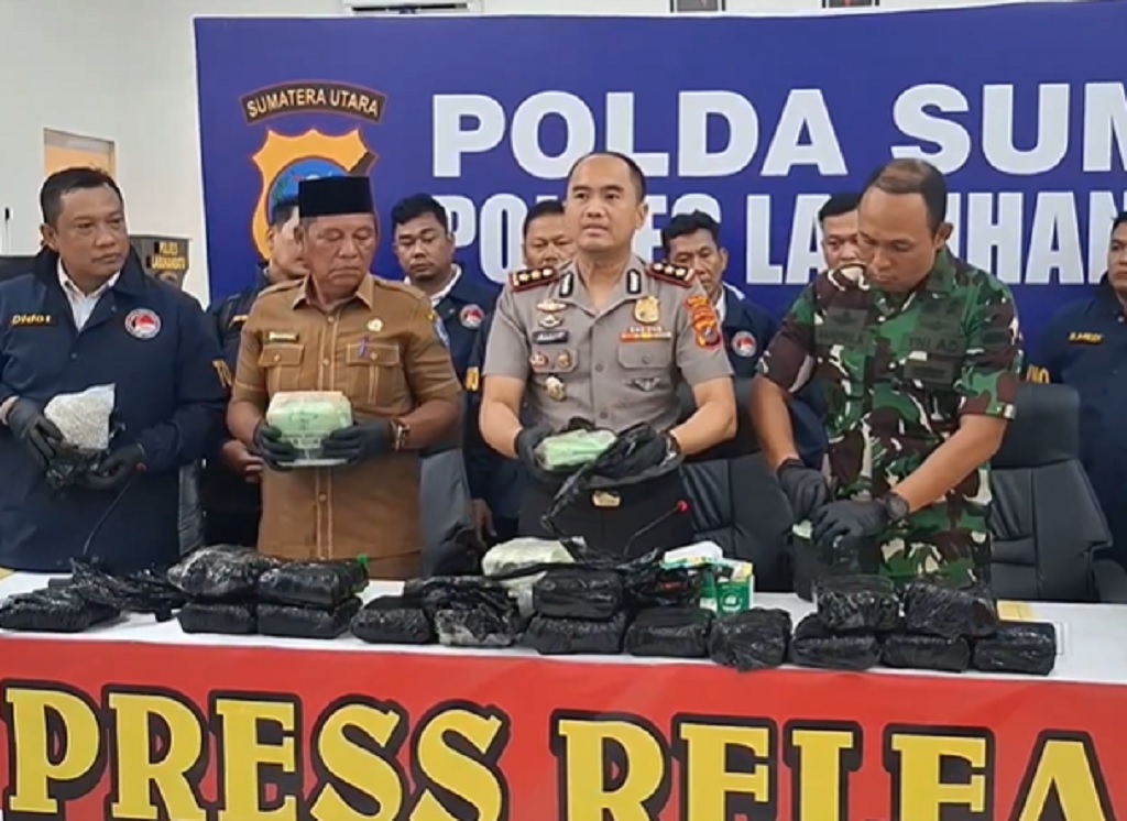 Pensiunan BUMN Ditangkap saat Bawa 30 Kg Sabu di Labuhanbatu, Terancam Hukuman Mati