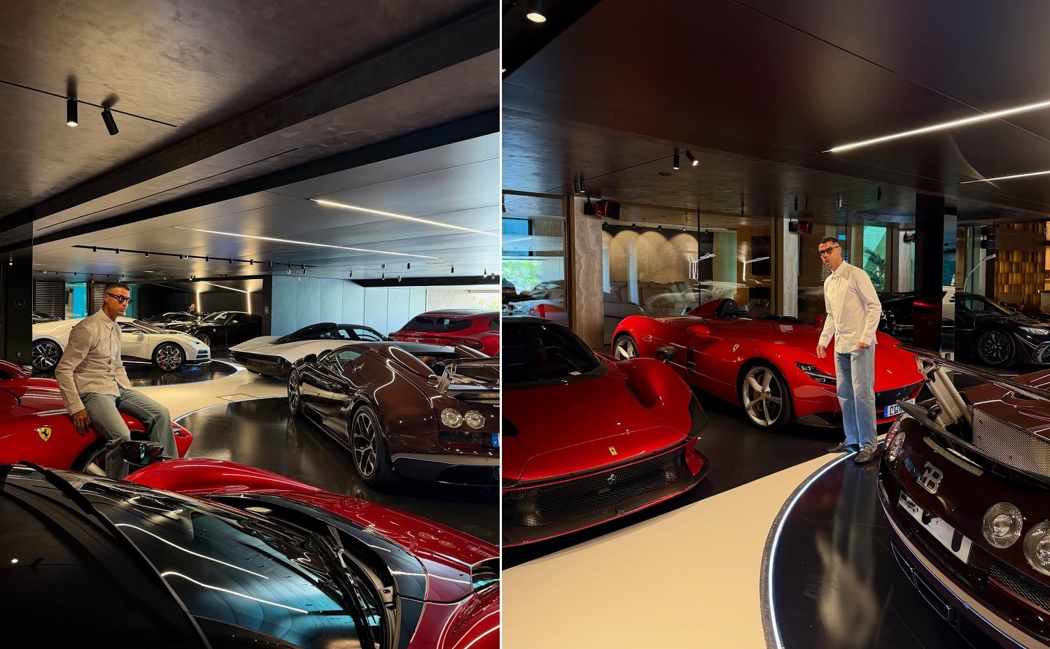 Cristiano Ronaldo Pamer Koleksi Mobil Mewah dari Ferrari hingga Bugatti Langka: My Toys