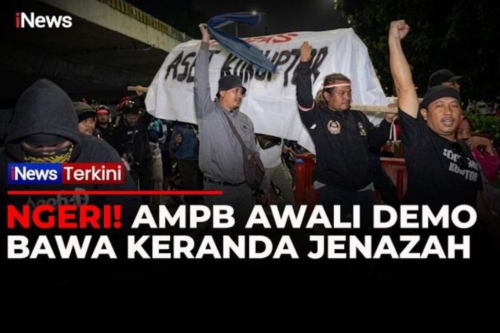 Dari Pati ke Jakarta, AMPB Bawa Keranda Jenazah Awali Demo 27 Agustus