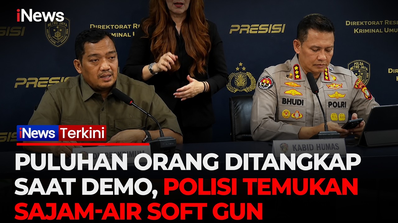 Penunggang Demo DPR, Polda Metro Amankan 65 Orang Kelompok Anarko dan 201 Botol Molotov