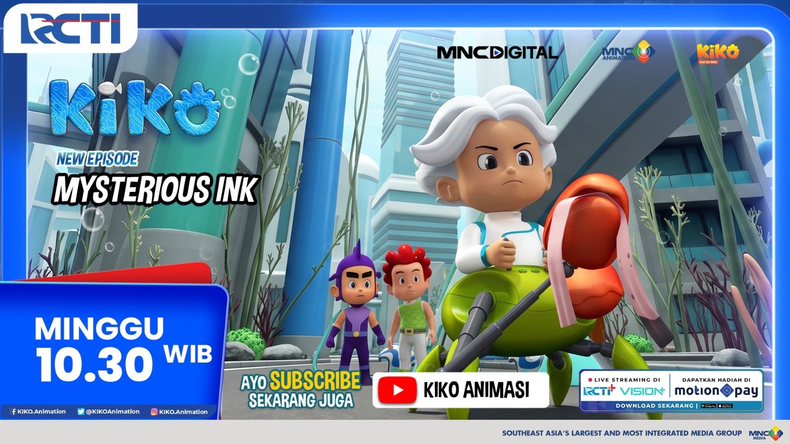 KIKO Season 4 Episode Baru MYSTERIOUS INK, Minggu 30 Agustus 2026, Pukul 10.30 WIB di RCTI