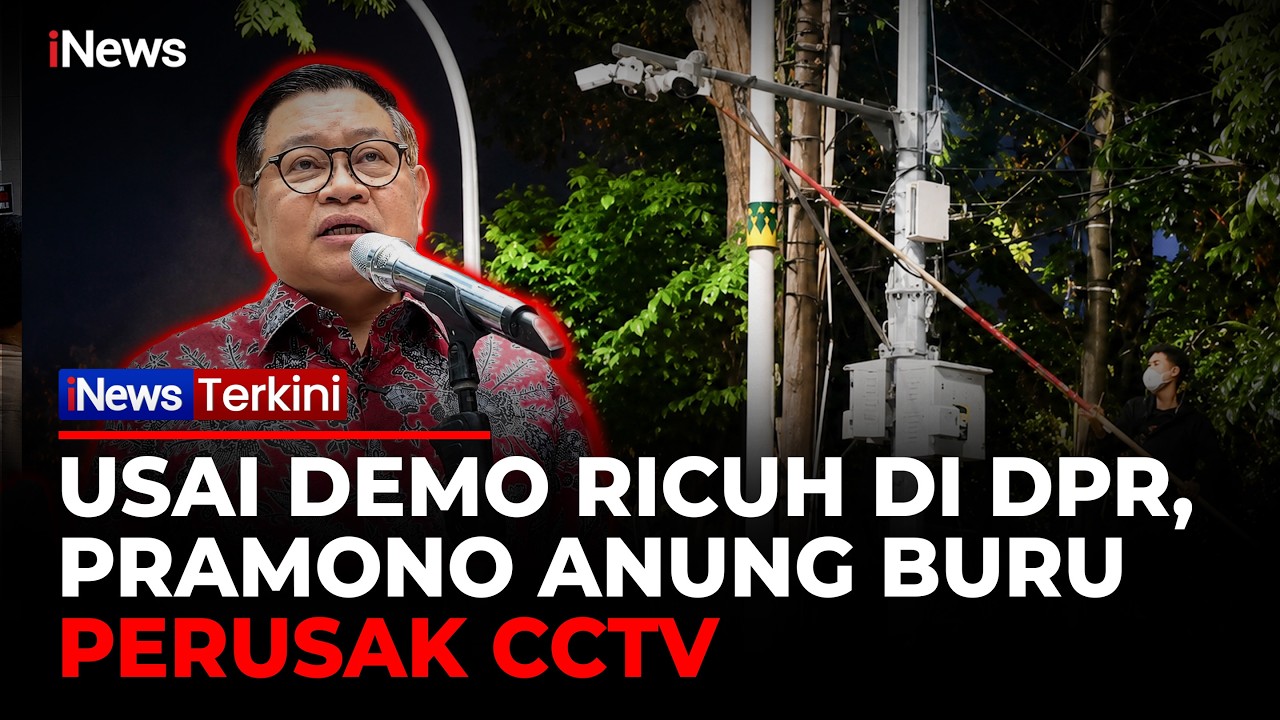 Pramono Anung Bereaksi! Pelaku Perusakan CCTV Pejompongan saat Demo Diburu