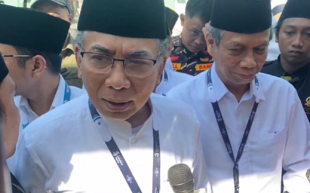 Hadiri Pleno I Muktamar ke-35 NU, Gus Yahya Optimistis LPj PBNU Diterima Muktamirin