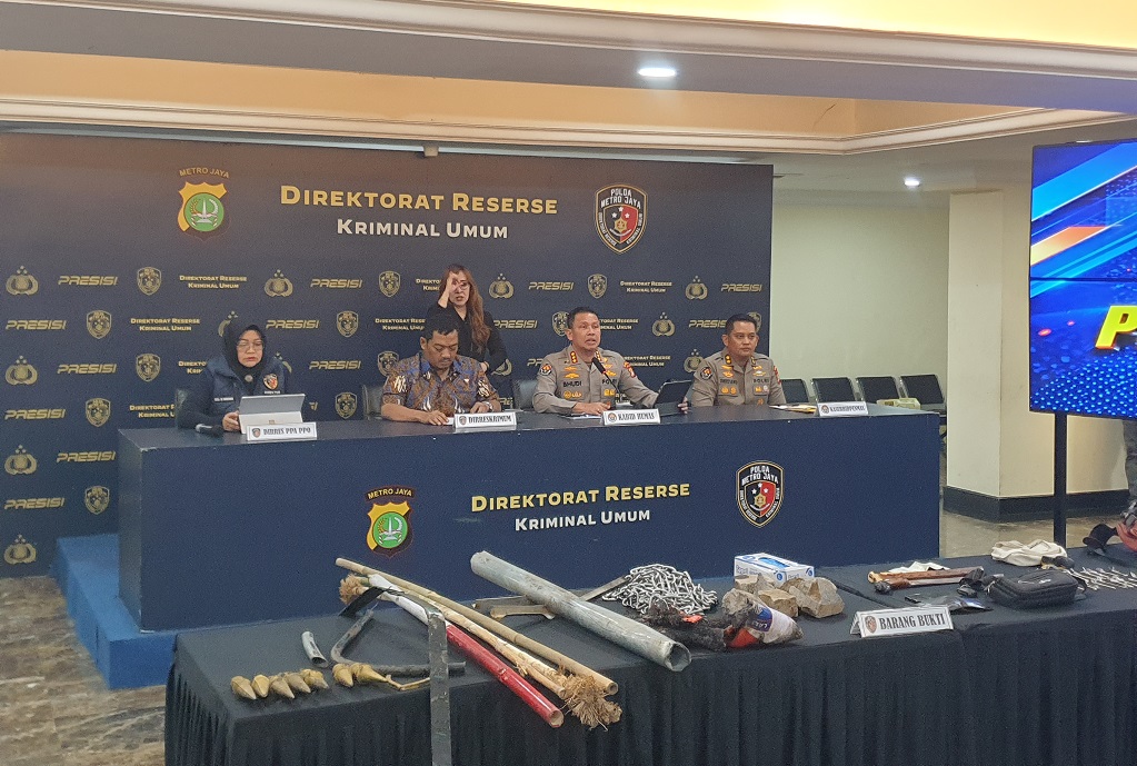 Polda Metro Tangkap 322 Orang Diduga Bikin Rusuh usai Demo 27 Agustus