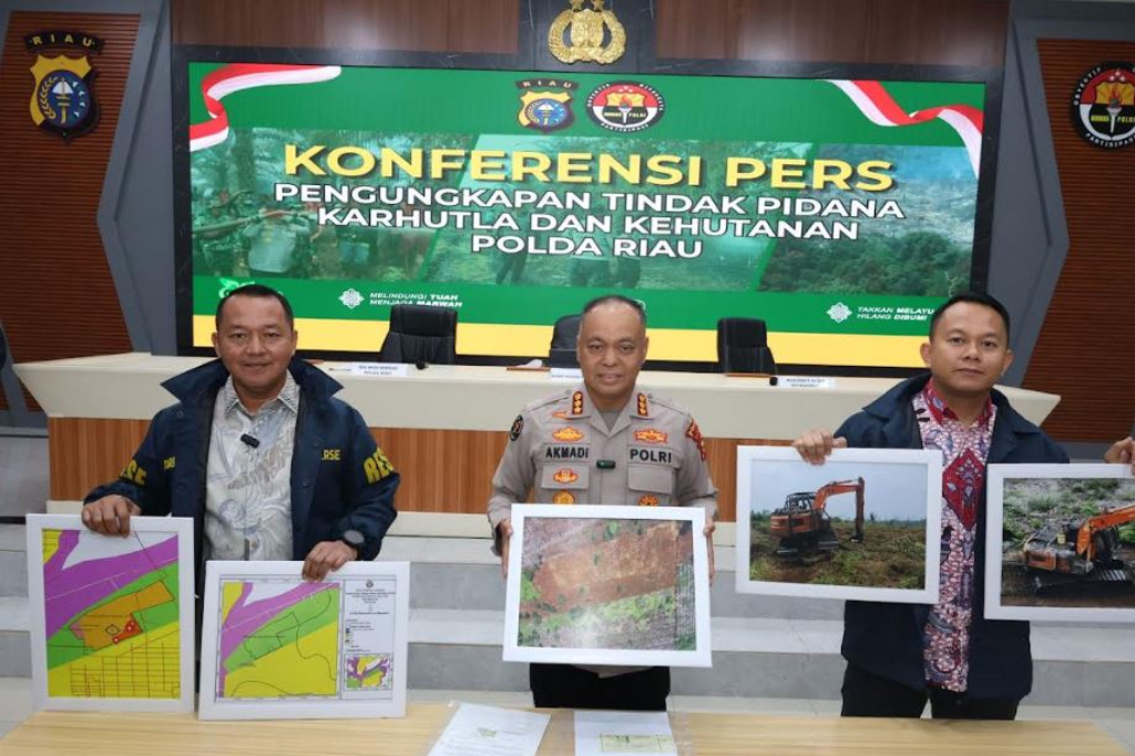 Tegas! Polda Riau Tangani 37 Kasus Karhutla, 40 Orang Ditetapkan Tersangka