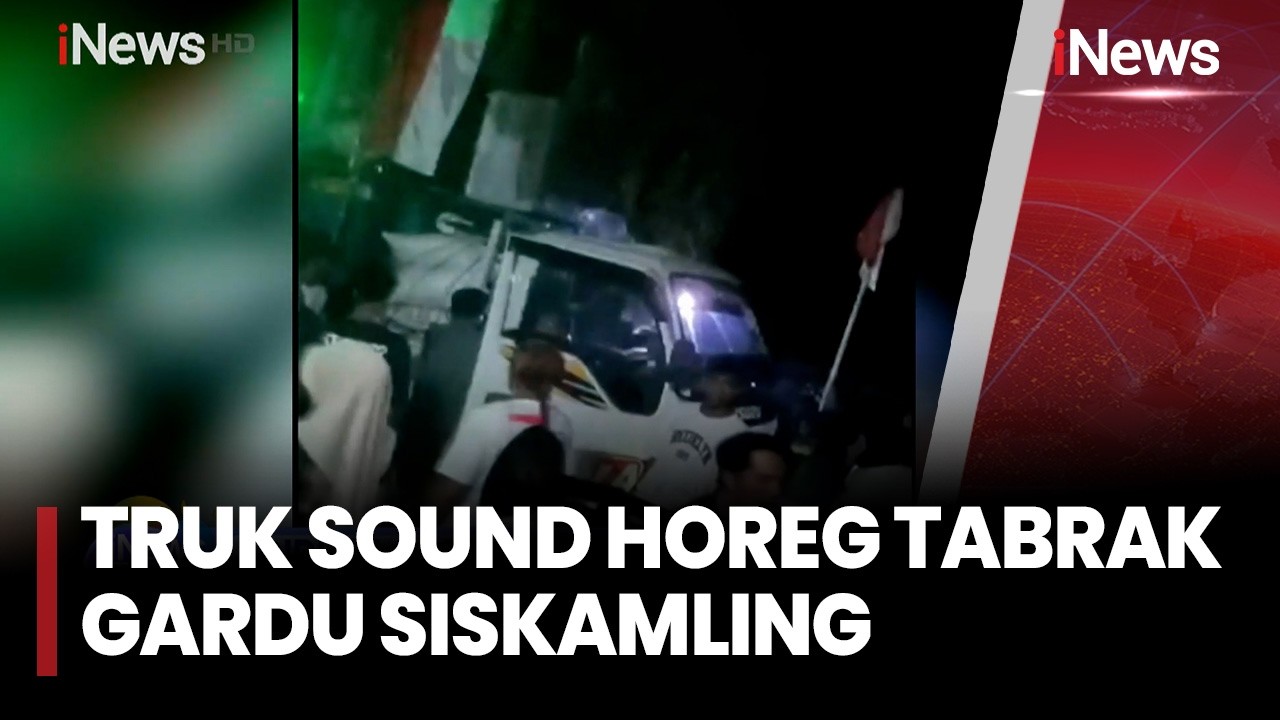 Tak Kuasai Medan Jalan, Truk Sound Horeg Tabrak Pos Siskamling di Jember