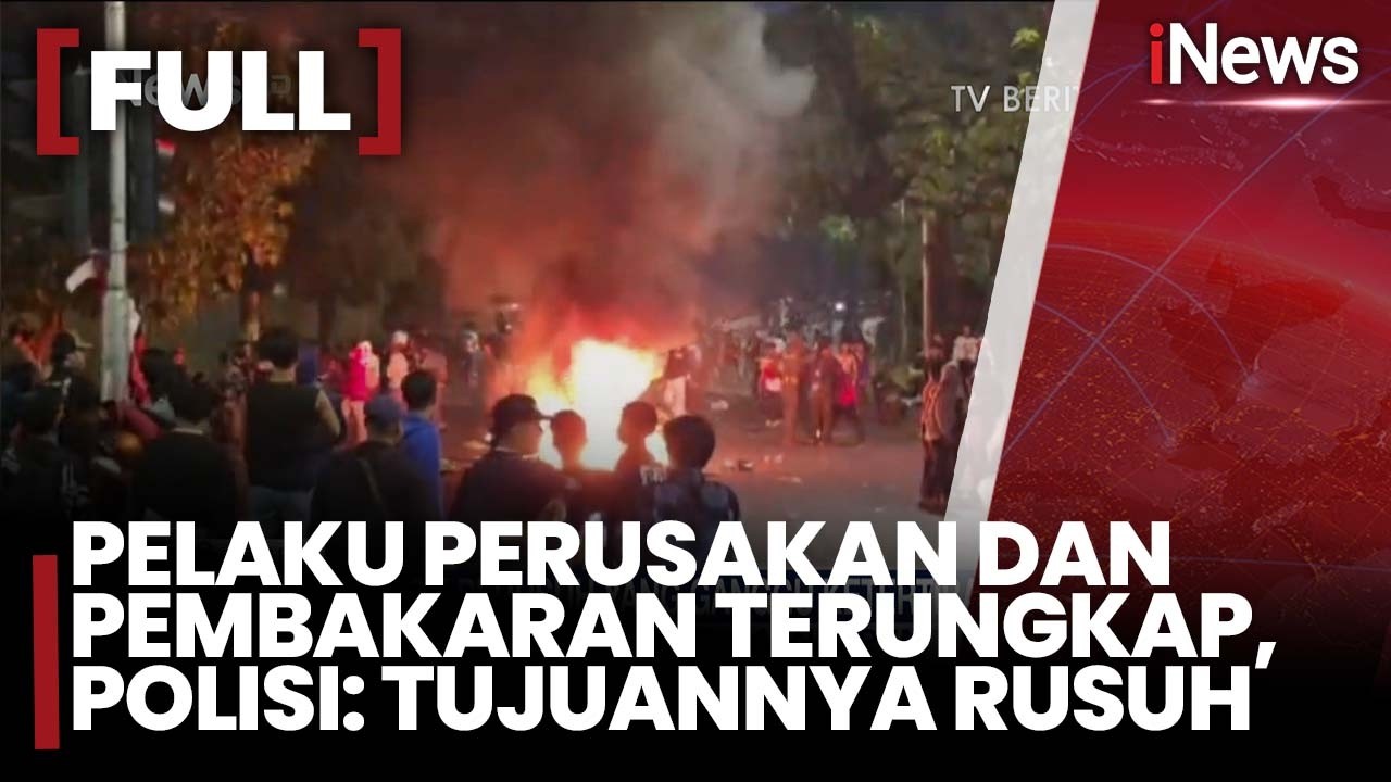 Polisi Ungkap Pelaku Perusakan dan Pembakaran di Sekitar Gedung DPR