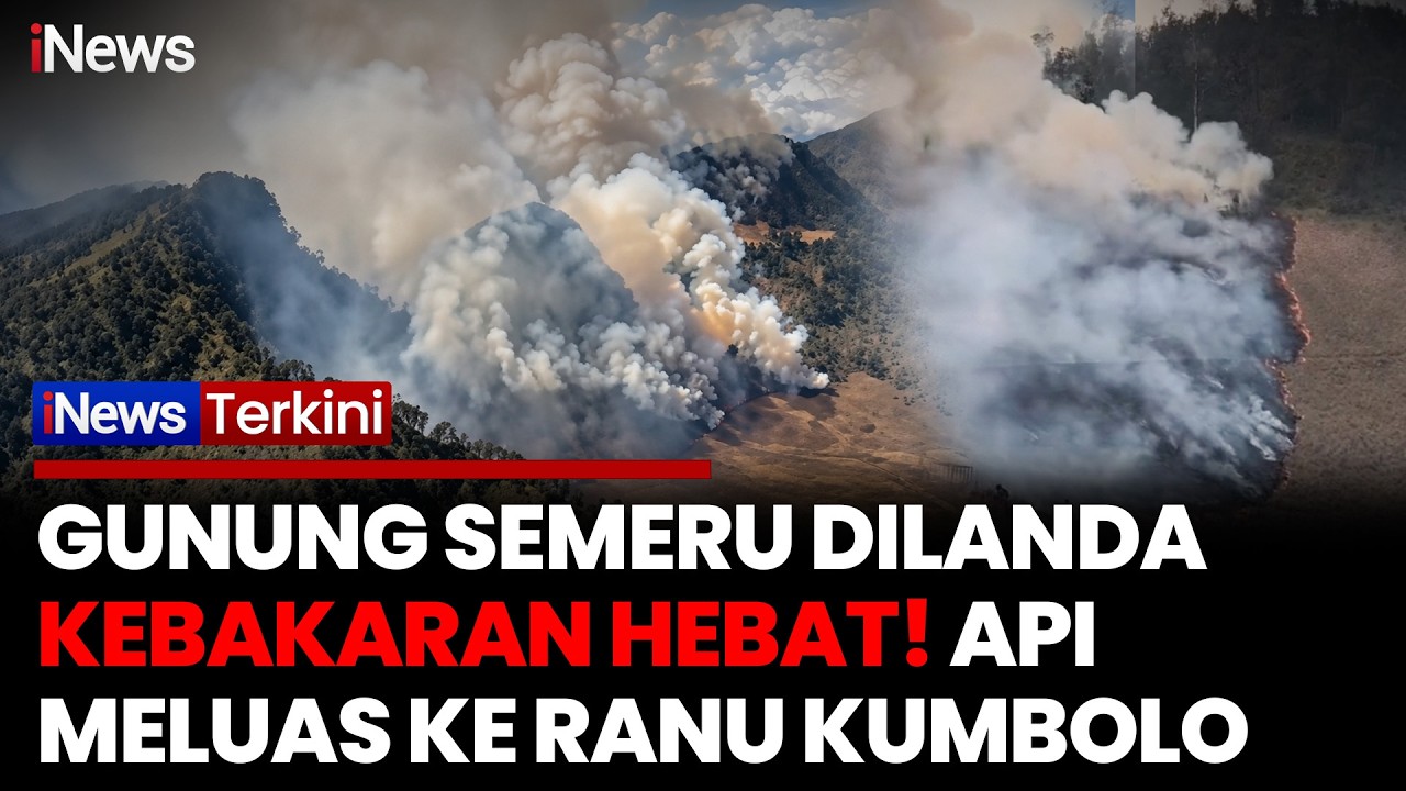 Kebakaran Hutan Meluas di Lereng Semeru, Savana Ranu Kumbolo Terancam Hangus