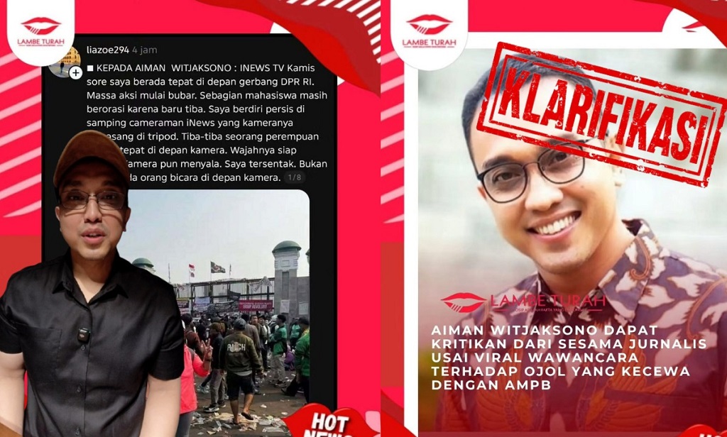 Pemred iNews Klarifikasi Video Viral Liputan Demo DPR: Direkam Tak Otomatis Jadi Berita, Tetap Diverifikasi