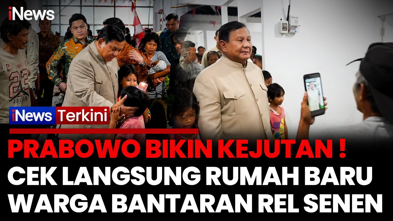 Usai Aktivitas di Istana, Presiden Prabowo Kunjungi Hunian Baru Warga Relokasi Senen
