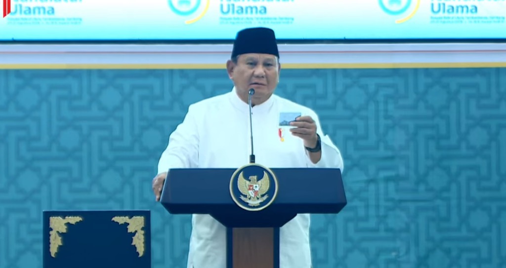 Prabowo Terima Kartu Anggota NU: Ini Kehormatan Besar, Berlaku Seumur Hidup!