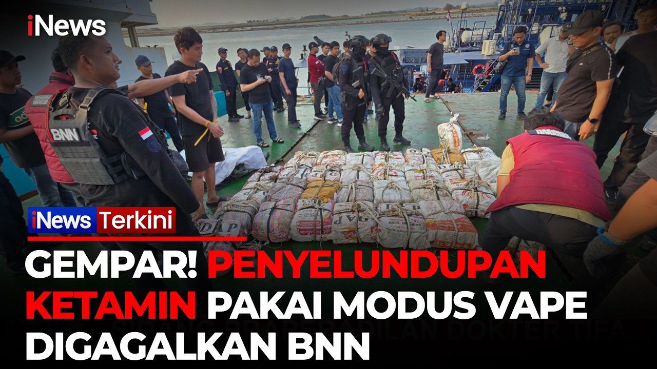 BNN Bongkar Penyelundupan 800 Kg Ketamin di Natuna Utara, Modus Vape Jadi Sorotan